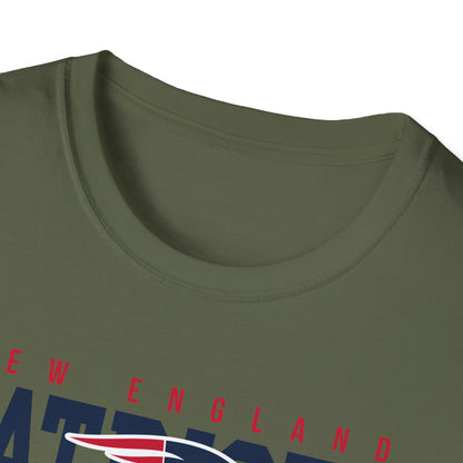New England Patriots Unisex Softstyle T-Shirt | Sports Apparel, Game Day Outfit, Gift for Fans, Comfortable Tee, NFL Merchandise