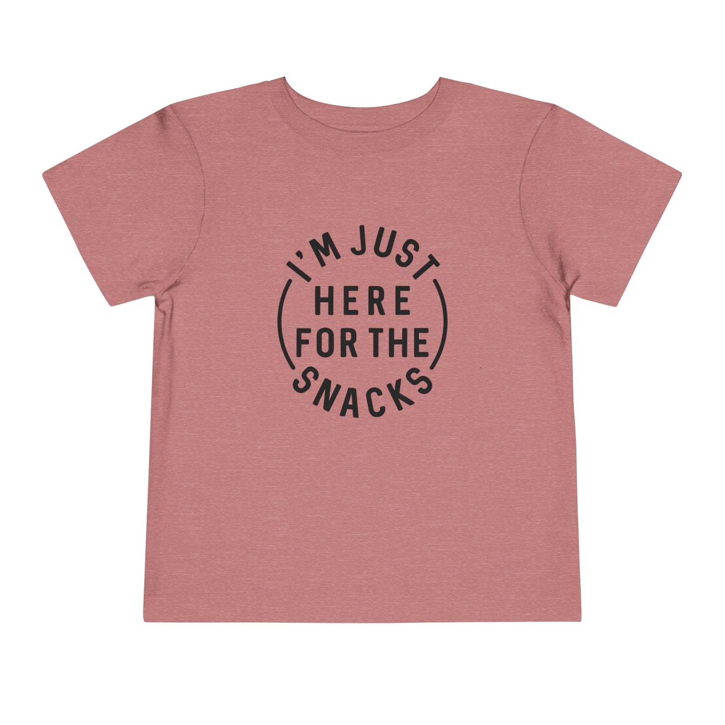 Toddler Snack Time Tee - Fun Kids T-Shirt, Toddler Birthday Gift, Snack Lover Apparel, Cute Playdate Top, Funny Kids Clothing
