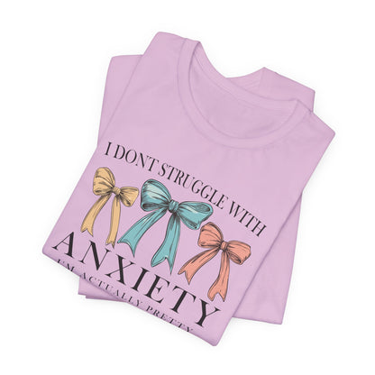 Anxiety Awareness Tee, Comfortable Unisex Shirt, Support Mental Health, Empowering Gift, Everyday Casual Wear