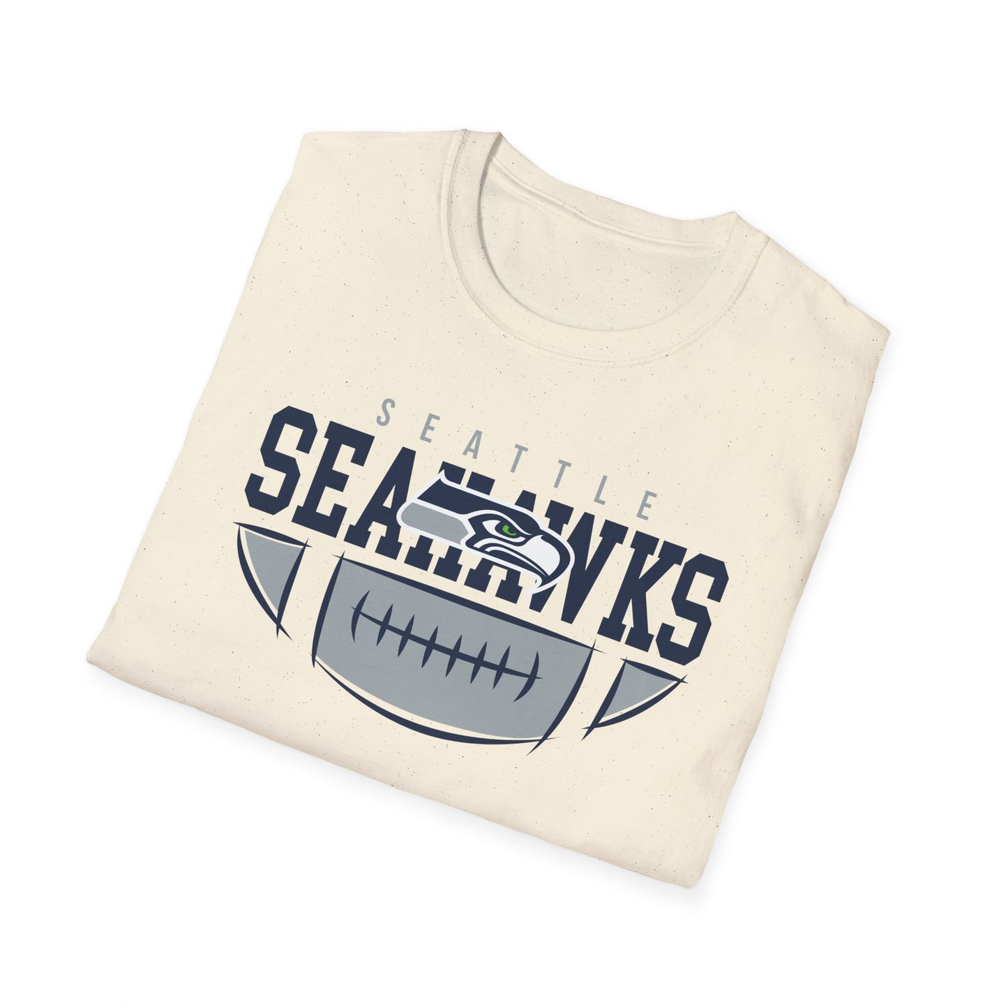 Seattle Seahawks Unisex Softstyle T-Shirt | NFL Fan Apparel, Game Day Shirt, Sports Gift, Casual Wear, Team Spirit Tee