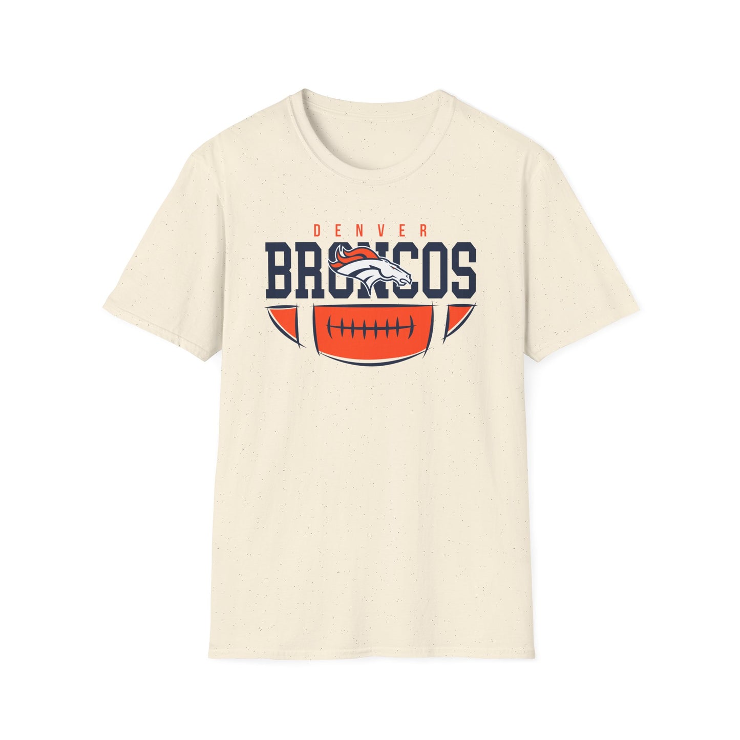 Denver Broncos Unisex Softstyle T-Shirt, Football Tee, Game Day Shirt, Sports Apparel, Fan Gear, Gift for Sports Lovers
