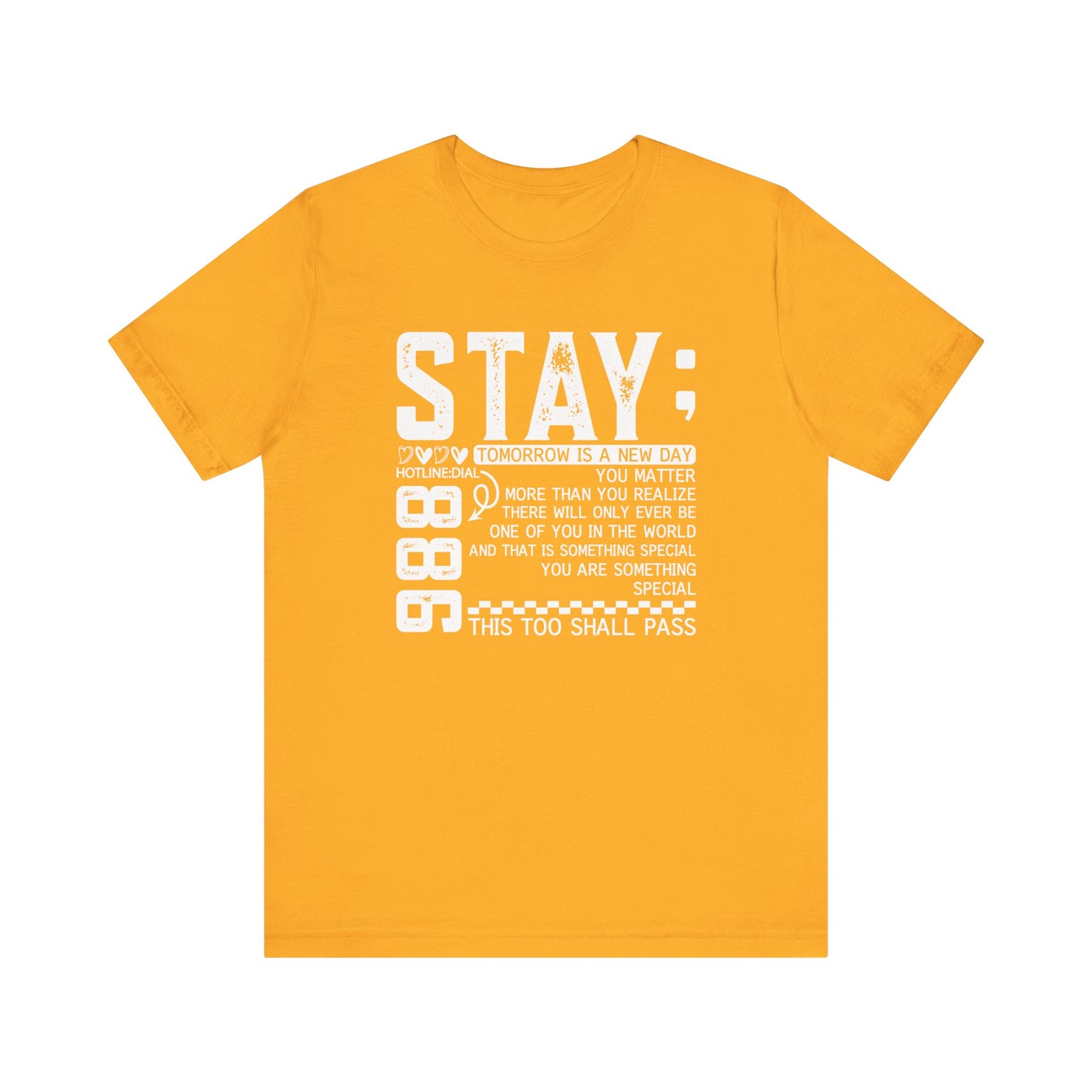 Stay Inspirational Tee, Unisex Motivational Shirt, Positive Quote T-Shirt, Everyday Comfort Wear, Gift for Encouragement