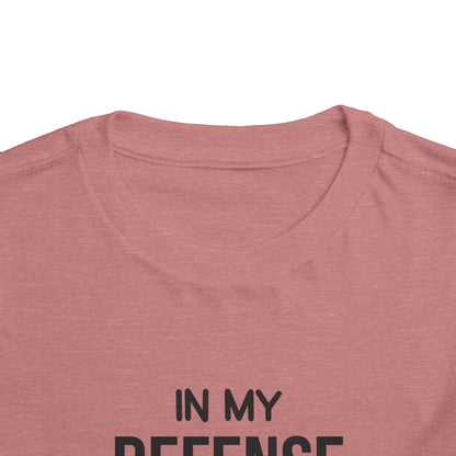 Funny Toddler Tee - "In My Defense I Was Left Unsupervised" - Cute Gift for Kids, Humor Tee, Playtime Wear, Birthday Shirt, Family [...]