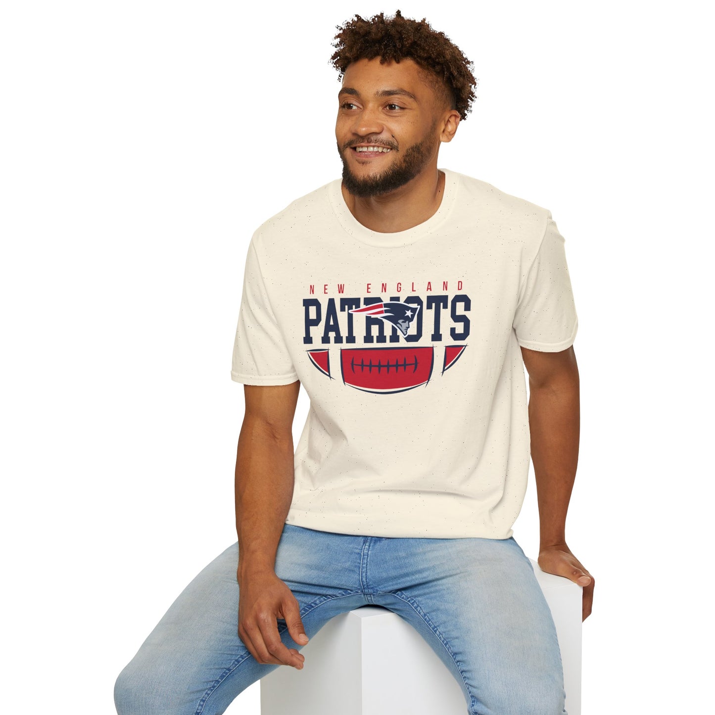 New England Patriots Unisex Softstyle T-Shirt | Sports Apparel, Game Day Outfit, Gift for Fans, Comfortable Tee, NFL Merchandise