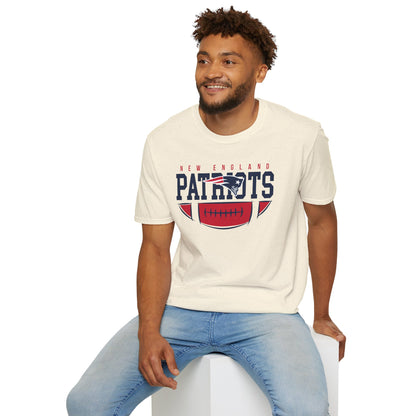 New England Patriots Unisex Softstyle T-Shirt | Sports Apparel, Game Day Outfit, Gift for Fans, Comfortable Tee, NFL Merchandise