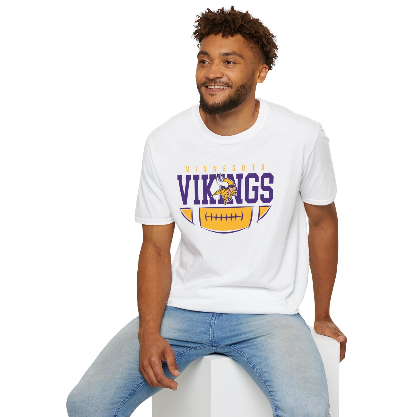 Minnesota Vikings Unisex T-Shirt - Softstyle Tee for Fans, Game Day Outfit, Unique Gift, Sports Apparel, Team Merchandise