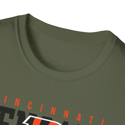 Cincinnati Bengals Fan T-Shirt, Unisex Softstyle Tee, Game Day Shirt, Sports Apparel, Casual Wear
