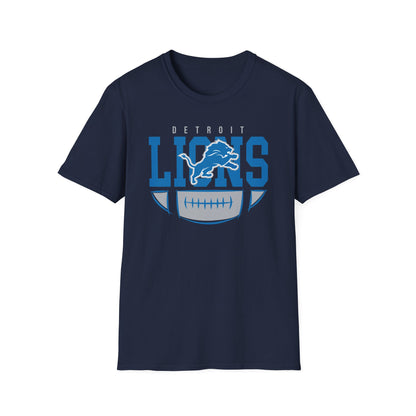 Detroit Lions Unisex Softstyle T-Shirt, Football Fan Tee, Game Day Shirt, Sports Apparel, NFL Merchandise