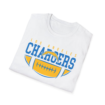 Unisex Softstyle T-Shirt - Chargers Football Pride, Casual Wear, Game Day Tee, Sports Fan Shirt, Gift for Him/Her