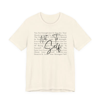 Empowering Self-Love Tee, Motivational Shirt, Affirmation Clothing, Casual Everyday Wear, Gift for Friends, Inspirational Quote Apparel