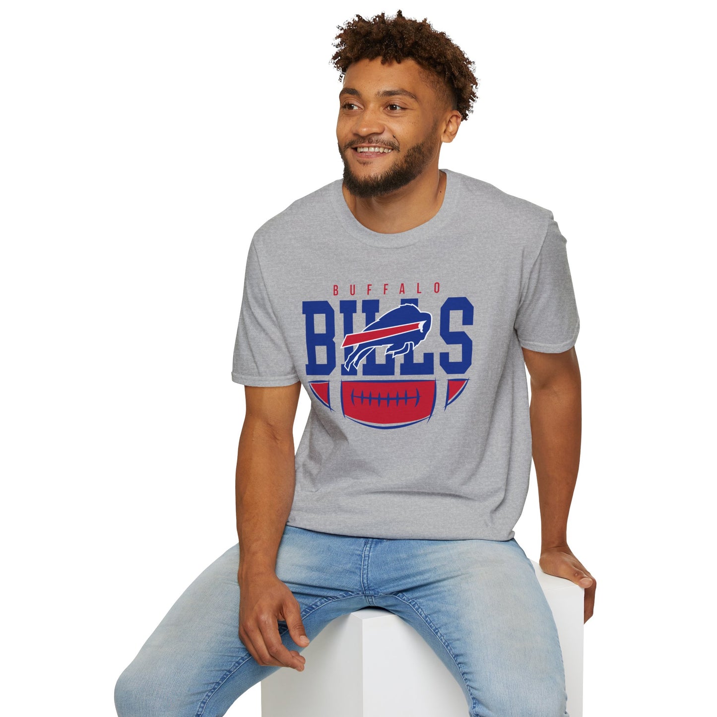 Buffalo Bills Unisex Softstyle T-Shirt | Game Day Attire, Sports Fan Apparel, Casual Wear, Gift for Sports Lovers
