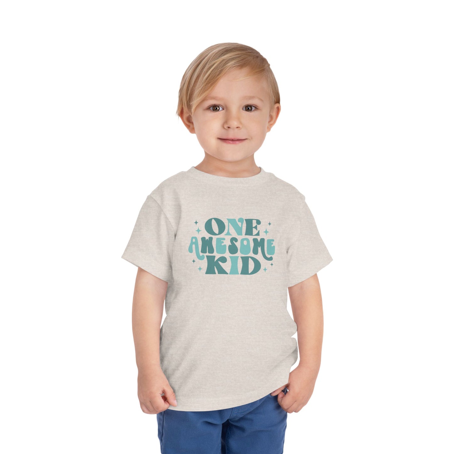 Awesome Kid Toddler Tee, Cute Toddler T-Shirt, Birthday Gift for Kids, Fun Kids Apparel, One Awesome Kid Shirt, Playful Kids Outfit